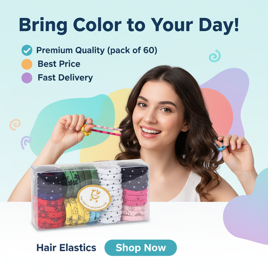 Printed Hair Rubber Band For Girls & Women'S (Multicoloured) 60 Pieces Multicolor color Rubber thalamudi kattu/thalamudi bandham/Jada Bandlu/Muti pattaikal/hair baandukal/Kudalu byandgalu/Hair byandgalu Ideal for Women / Girls