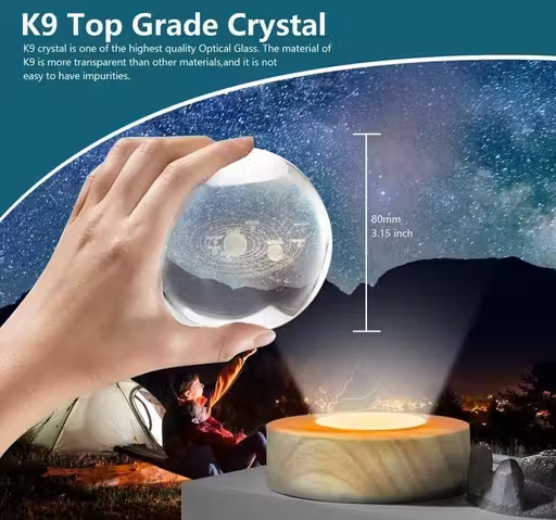 Universe Crystal Galaxy Ball Night Light