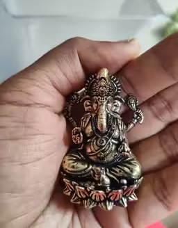 Antique Finish Lord Ganesha Idol for Home Decor, Office Desk, and Spiritual Gifting