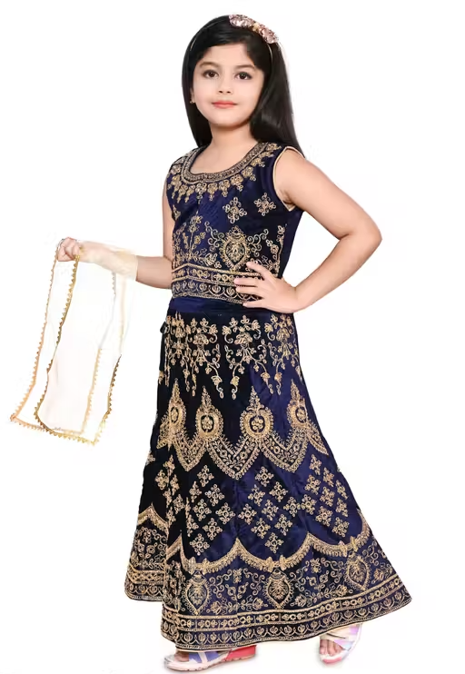 Cutiepie Fancy Kids Girls Lehanga Cholis