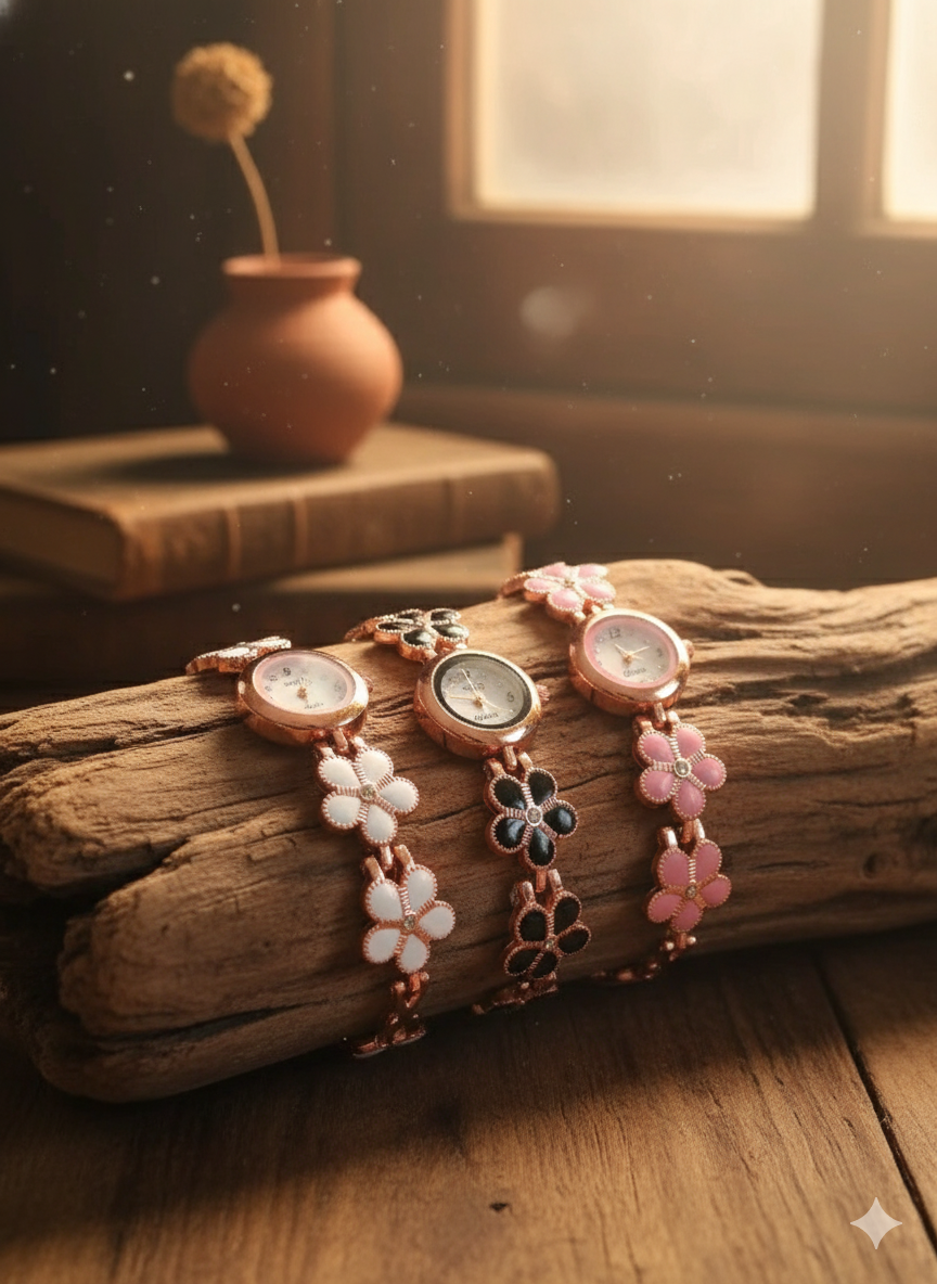 Combo Watches for Women and Girl Pack of 3