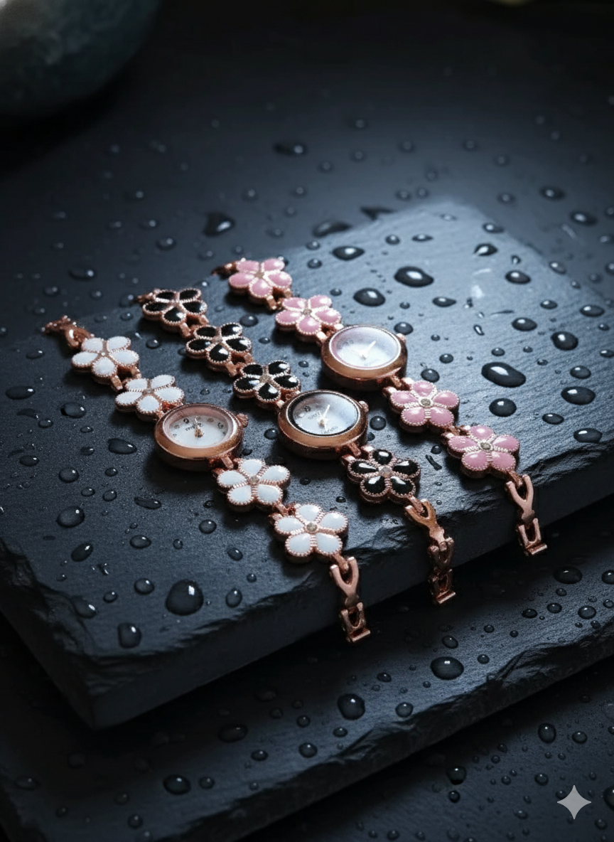 Combo Watches for Women and Girl Pack of 3