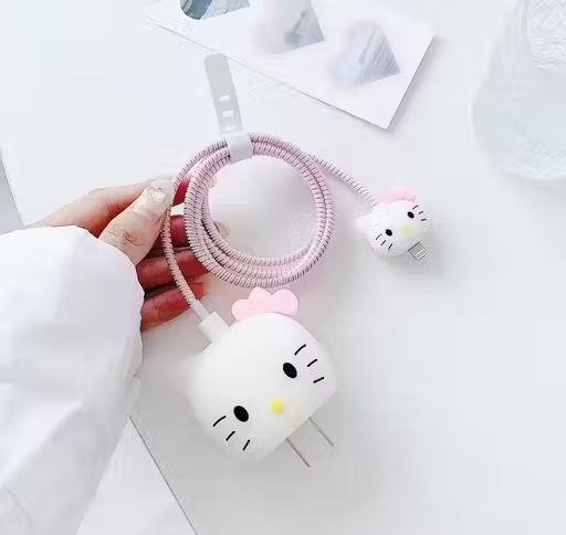 3D Cute Cartoon Series Fast Charger Protector for i Phone 18W 20W i Phone