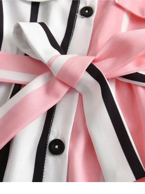 Pink & Black Dress