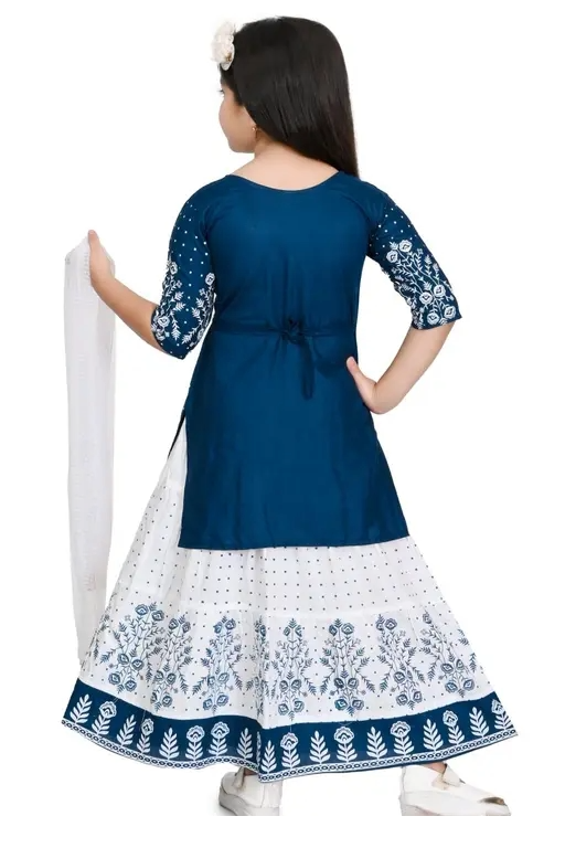 Printed Ghagra