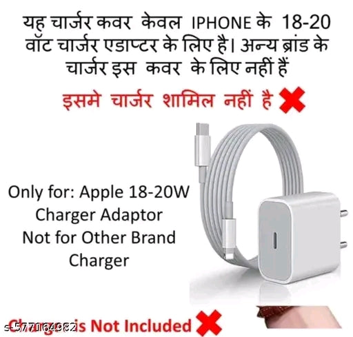 3D Cute Cartoon Series Fast Charger Protector for i Phone 18W 20W i Phone