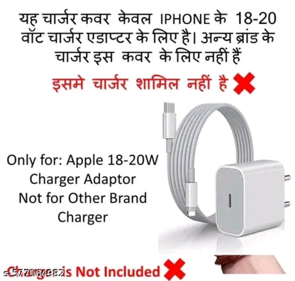 3D Cute Cartoon Series Fast Charger Protector for i Phone 18W 20W i Phone