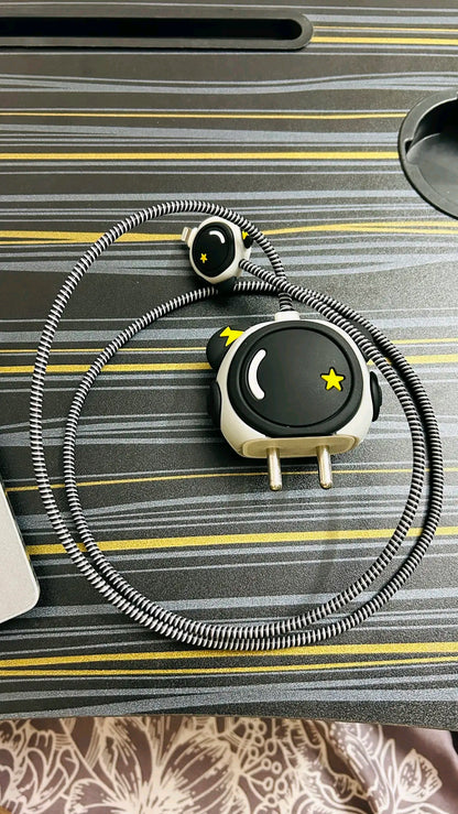 3D Cute Cartoon Series Fast Chargers Protector for iPhone charger 18W 20W