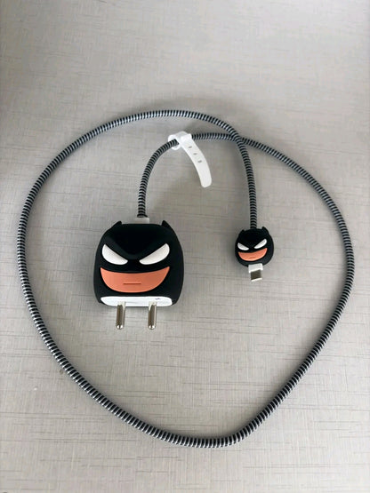 3D Cute Cartoon Series Fast Chargers Protector for iPhone 18W 20W iPhone